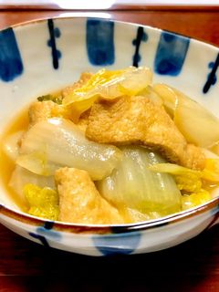 白菜と薄揚げの煮物(炊いたん)-レシピのメイン写真