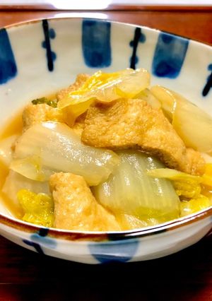 白菜と薄揚げの煮物(炊いたん)-レシピのメイン写真