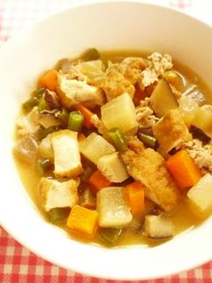 生揚げと大根のみそ煮・保育園給食-レシピのメイン写真