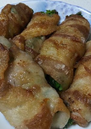 菜の花の豚肉巻き-レシピのメイン写真