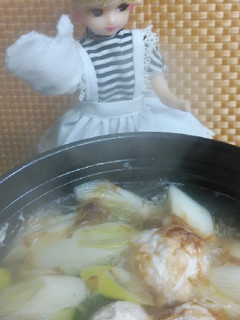 リカちゃん♡肉団子ときゅうりの塩スープ-レシピのメイン写真