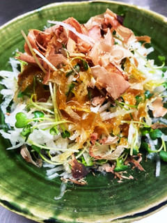 大根とカイワレの和風オニオンドレッシング-レシピのメイン写真