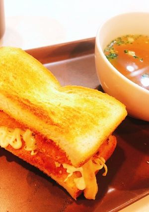 わたしのグラコロ風ホットサンド-レシピのメイン写真