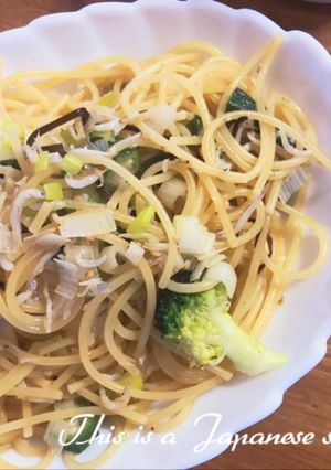 フライパン1つで１人前和風パスタ-レシピのメイン写真