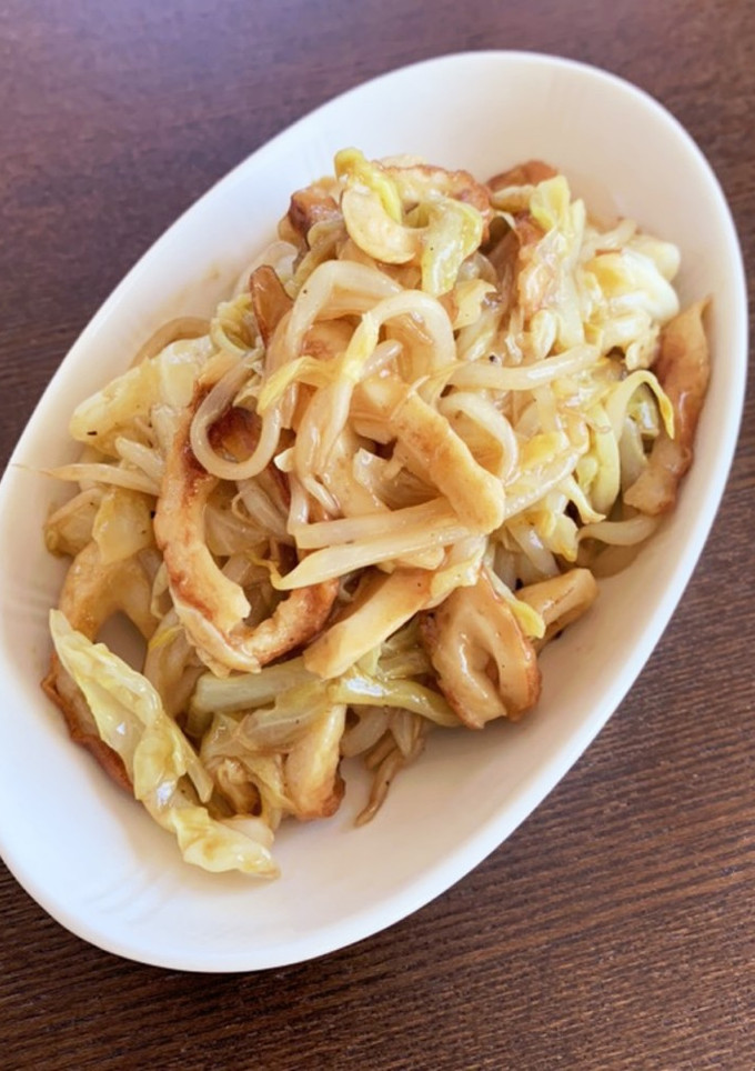 ちくわのオイマヨカレールー炒め-レシピのメイン写真