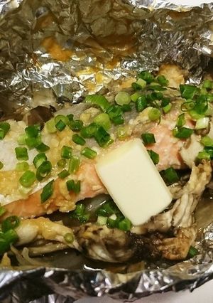 鮭の味噌ホイル焼き-レシピのメイン写真