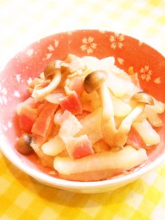 ☺簡単もう一品♪大根とベーコンの炒め物☺-レシピのメイン写真