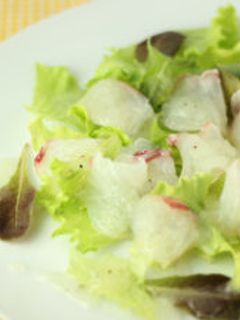 白身魚のカルパッチョサラダ-レシピのメイン写真