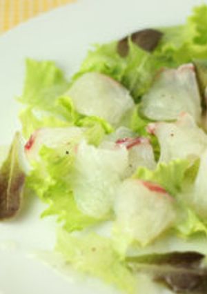 白身魚のカルパッチョサラダ-レシピのメイン写真