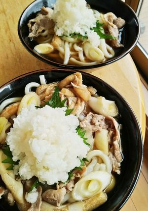 大根おろしたっぷりの肉うどん-レシピのメイン写真