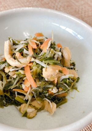 みずなのじゃこに★神戸市学校給食レシピ-レシピのメイン写真