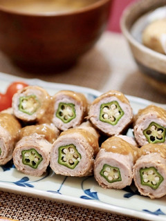 焼肉のたれで!下茹で不要!オクラの肉巻き-レシピのメイン写真