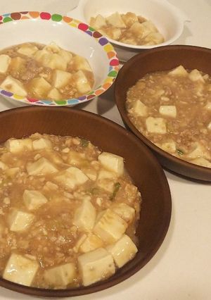 子どもと一緒に♪辛くない麻婆豆腐-レシピのメイン写真