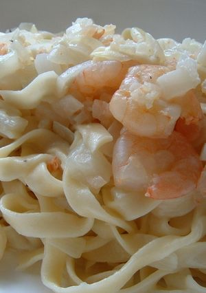 プリプリえび♪クリームパスタ-レシピのメイン写真