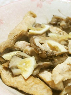 レモン香る！胸肉と舞茸のレンジ蒸し♪-レシピのメイン写真
