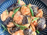 鶏肉となすの味噌マヨ照り焼き