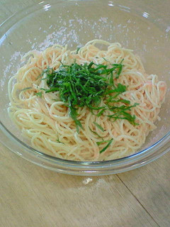 混ぜるだけの簡単あっさりたらこパスタ-レシピのメイン写真