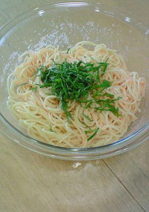 混ぜるだけの簡単あっさりたらこパスタ-レシピのメイン写真