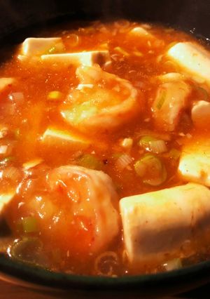 エビチリ豆腐〜無化調-レシピのメイン写真