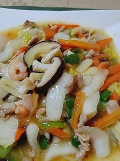 野菜たっぷりシーフード入り八宝菜-レシピのメイン写真