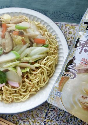 キノコあんかけ焼きそば-レシピのメイン写真