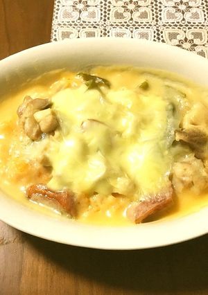 ケチャップライスのシチューチキンドリア-レシピのメイン写真