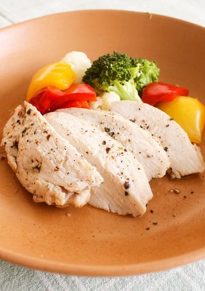 夏までに絶対痩せる！サラダチキンと温野菜-レシピのメイン写真