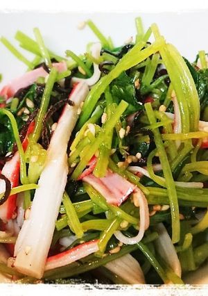 節約☆三つ葉とカニカマの塩昆布和え-レシピのメイン写真