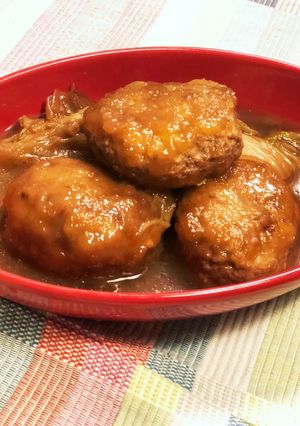 ☆絶品☆トロトロ白菜と肉団子のすき煮-レシピのメイン写真