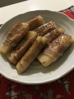 ポン酢生姜味で山芋の豚肉巻-レシピのメイン写真