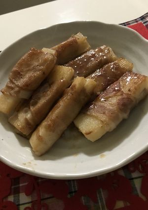 ポン酢生姜味で山芋の豚肉巻-レシピのメイン写真