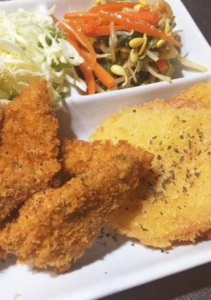 ハムカツとマグロカツ-レシピのメイン写真