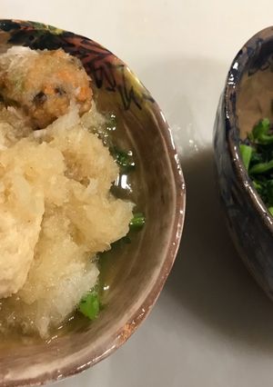 おろし煮★つみれと菜花-レシピのメイン写真