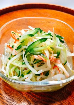 栄養豊富✨塩麹酢もやし✨旨味とコクが↑↑-レシピのメイン写真