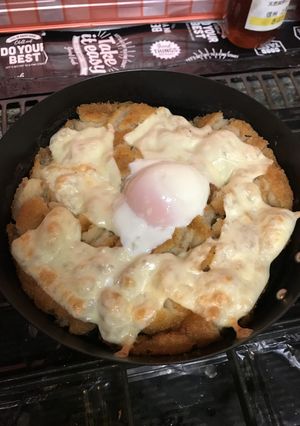OKのおやつコロッケ温玉チーズリメイク-レシピのメイン写真
