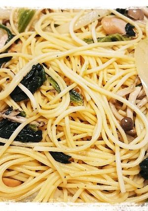 しめじとほうれん草とウインナーのパスタ-レシピのメイン写真