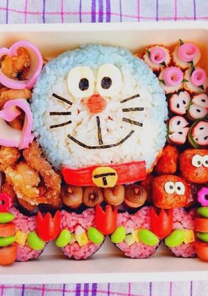 ご飯でドラえもん(*´꒳`*)-レシピのメイン写真
