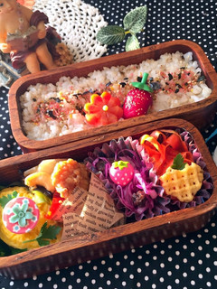 1月29日 飾り切りのお弁当 詰め方-レシピのメイン写真