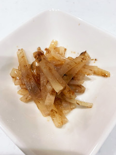 簡単☆細切り大根の梅カツオ煮-レシピのメイン写真