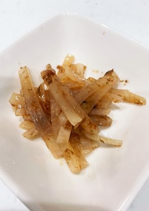 簡単☆細切り大根の梅カツオ煮-レシピのメイン写真