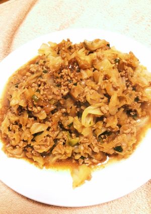 キャベツ消費＊簡単肉味噌キャベツ-レシピのメイン写真