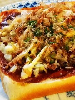 お好み焼きトースト-レシピのメイン写真