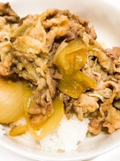 圧力鍋で超簡単!お店の牛丼!-レシピのメイン写真
