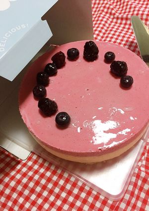 ラズベリーとバニラのムースケーキ-レシピのメイン写真