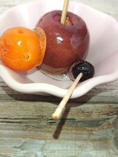 りんご飴、ブルーベリー飴、プチトマト飴-レシピのメイン写真