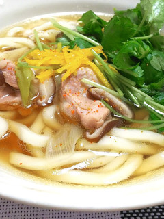 ゆずと三つ葉のあっさり鶏うどん-レシピのメイン写真