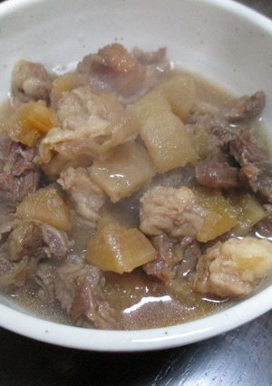 ほぼ放置！牛すじと大根の煮込み-レシピのメイン写真