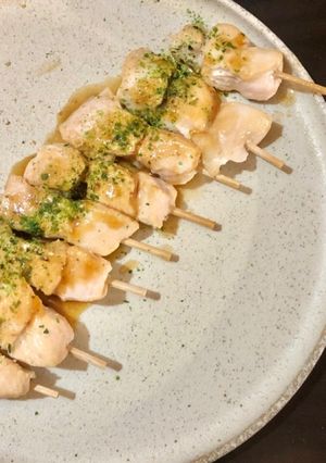 焼き鳥風♪フライパンで鶏胸肉の生姜焼き-レシピのメイン写真
