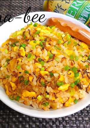 ふりかけで旨い!明太マヨ高菜チャーハン-レシピのメイン写真