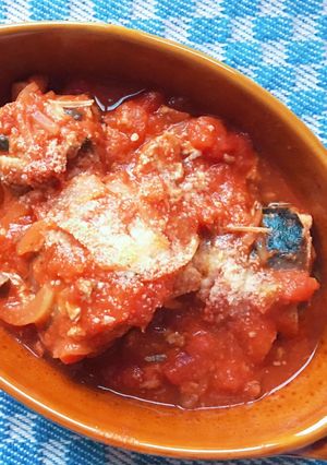 鯖缶でとっても簡単！鯖のトマト煮込み-レシピのメイン写真